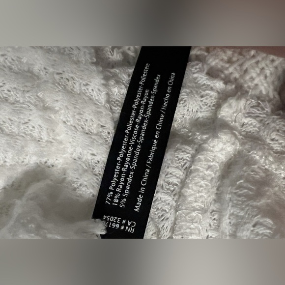 Urban Outfitters Out From Under White Waffle Knit Top - Picture 5 of 5